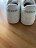 Reebok 100% Leather Graphic White Reebok Sneakers Size 10 - photo 8