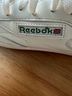 Reebok 100% Leather Graphic White Reebok Sneakers Size 10 - photo 4