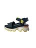 Sorel Black White Yellow Sandals Size 9 - photo 1