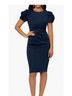 Xscape Black Cocktail Dress Size 8 - photo 5