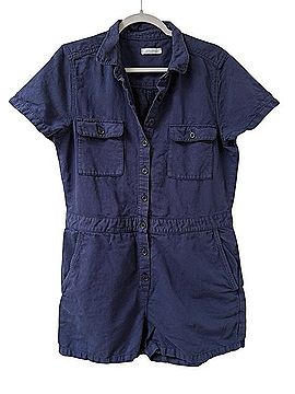 OUTERKNOWN Short Sleeve Utility Romper Romper (view 2)