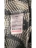 Qed London Chevron-herringbone Black White Blouse Size L - photo 4