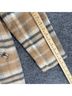 Merona 56% Wool 44% Polyester 100% Polyester Plaid Brown Gray White Coat Size XL - photo 8