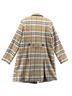 Merona 56% Wool 44% Polyester 100% Polyester Plaid Brown Gray White Coat Size XL - photo 2