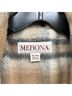 Merona 56% Wool 44% Polyester 100% Polyester Plaid Brown Gray White Coat Size XL - photo 3