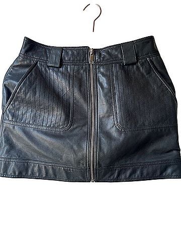 Topshop Faux Leather Skirt (view 1)
