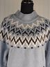 Rachel Zoe Fair Isle Blue Black Casual Sweaters Size S - photo 5