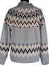 Rachel Zoe Fair Isle Blue Black Casual Sweaters Size S - photo 2