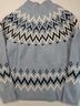 Rachel Zoe Fair Isle Blue Black Casual Sweaters Size S - photo 6