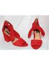 Design Lab Lord & Taylor Red Heels Size 8 1/2 - photo 4