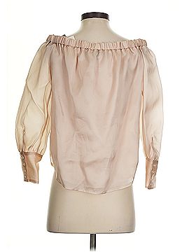 J.Crew Collection J.Crew Collection 3/4 Sleeve Silk Top (view 2)
