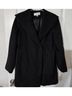 Calvin Klein 60% Wool 20% Polyester 10% Nylon 5% Rayon 5% Other 100% Polyester Black Coat Size 4 - photo 5