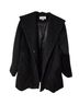Calvin Klein 60% Wool 20% Polyester 10% Nylon 5% Rayon 5% Other 100% Polyester Black Coat Size 4 - photo 1