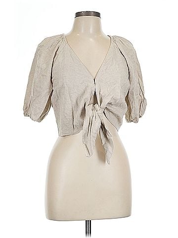 Abercrombie & Fitch Abercrombie &amp; Fitch Short Sleeve Blouse (view 1)