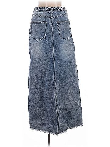 Isalis Isalis Denim Skirt (view 2)