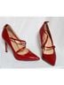 Jessica Simpson Red Heels Size 8 1/2 - photo 4