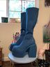 Naked wolfe Denim Platform Knee-High Boots Boots - photo 3