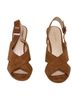 Nine West Brown Heels Size 8 1/2 - photo 1