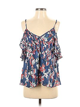 Tanya Taylor Tanya Taylor Sleeveless Silk Top (view 1)