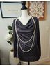 Calvin Klein Gray Long Sleeve Top Size S - photo 3
