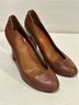 Coach 100% Leather Snake Print Brown Tan Heels Size 7 - photo 4