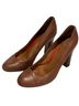Coach 100% Leather Snake Print Brown Tan Heels Size 7 - photo 5