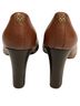 Coach 100% Leather Snake Print Brown Tan Heels Size 7 - photo 2