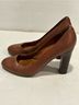 Coach 100% Leather Snake Print Brown Tan Heels Size 7 - photo 14