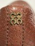 Coach 100% Leather Snake Print Brown Tan Heels Size 7 - photo 11