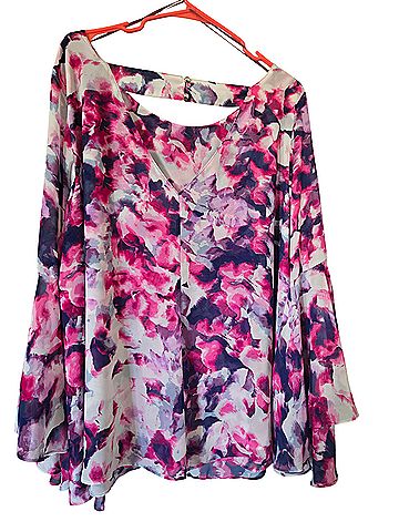 Jennifer Lopez Long Sleeve Blouse (view 1)