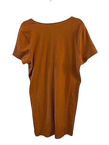 Madewell Tie-Front V-Neck Tunic Casual Dress (view 2)