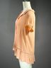 Ro & De 100% Polyester Pink Short Sleeve Blouse Size XS - photo 7
