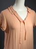 Ro & De 100% Polyester Pink Short Sleeve Blouse Size XS - photo 4