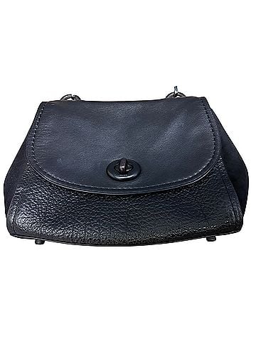 Coach Large and Wide Leather Crossbody Bag (view 1)