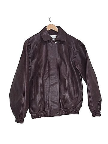 The Frankie Shop Faux Leather Jacket (view 1)