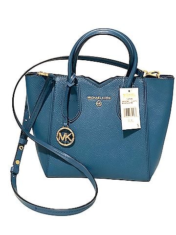Michael Kors Leather Satchel (view 1)