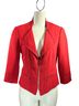 White House Black Market 82% Polyester 12% Rayon 6% Spandex 100% Polyester Red Jacket Size 4X - photo 1