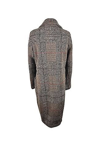 Express Plaid Midi Overcoat Coat (view 2)