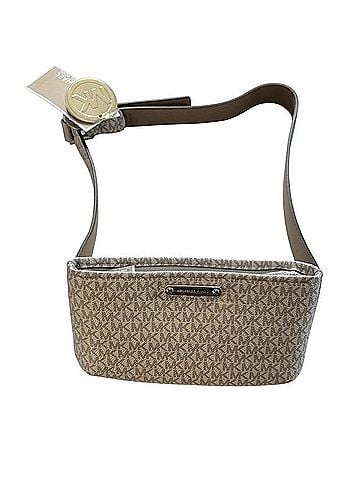 MICHAEL Michael Kors Faux Leather Adjust Belt Bag/Fanny Pack MK Logo Leather Belt Bag (view 2)