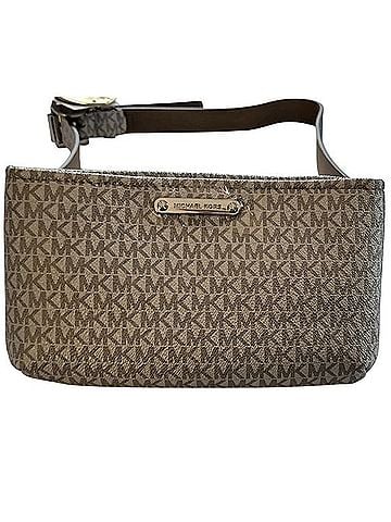 MICHAEL Michael Kors Faux Leather Adjust Belt Bag/Fanny Pack MK Logo Leather Belt Bag (view 1)