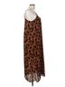 THML 100% Polyester Animal Print Brown Thml Casual Dress Size M - photo 3