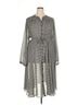 Torrid 100% Polyester Checkered-gingham Gray Torrid Casual Dress Size 3X - photo 1