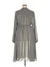 Torrid 100% Polyester Checkered-gingham Gray Torrid Casual Dress Size 3X - photo 2