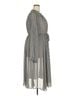 Torrid 100% Polyester Checkered-gingham Gray Torrid Casual Dress Size 3X - photo 3