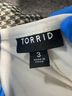 Torrid 100% Polyester Checkered-gingham Gray Torrid Casual Dress Size 3X - photo 7