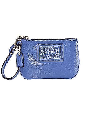 Coach Coach Poppy Y2K-era Leather Wristlet (view 1)