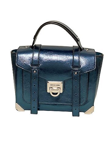 Michael Kors Manhattan Leather Satchel (view 1)
