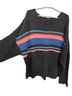 American Eagle Outfitters Black Pink Blue Teal Brown Pullover Sweater Size M - photo 4