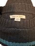 American Eagle Outfitters Black Pink Blue Teal Brown Pullover Sweater Size M - photo 3