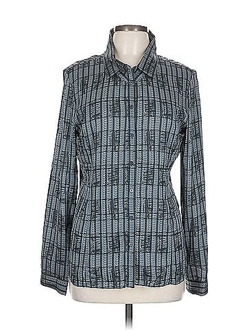 Theyskens' Theory Theyskens' Theory Long Sleeve Silk Top (view 1)